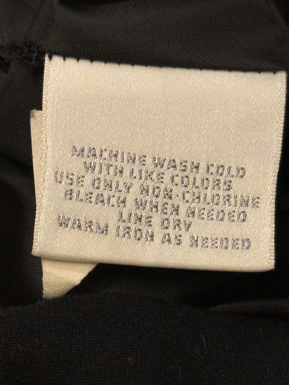 Worthington Stretch Black Straight Skirt - Picture 9 of 9